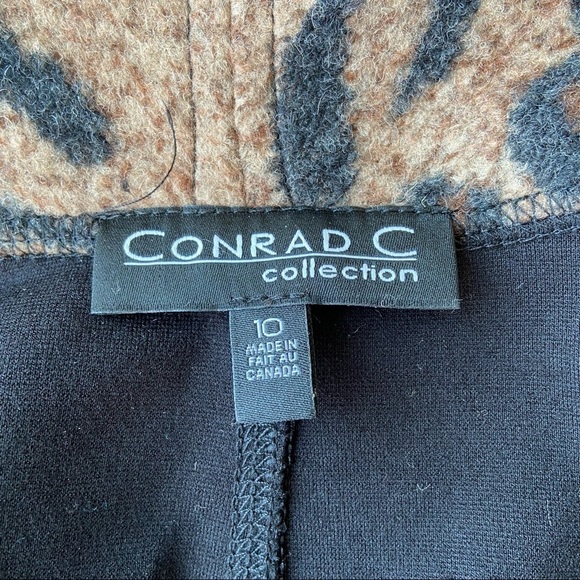 CONRAD  C COLLECTION Tiger Print Wool Blend Jacket - Picture 12 of 15
